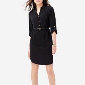The Limited Black Ashton Shirt Dress